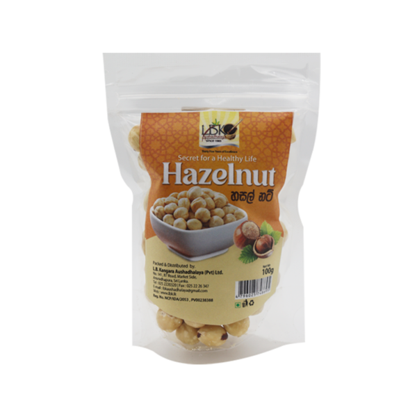Hazelnut 100g හේසල් නට්