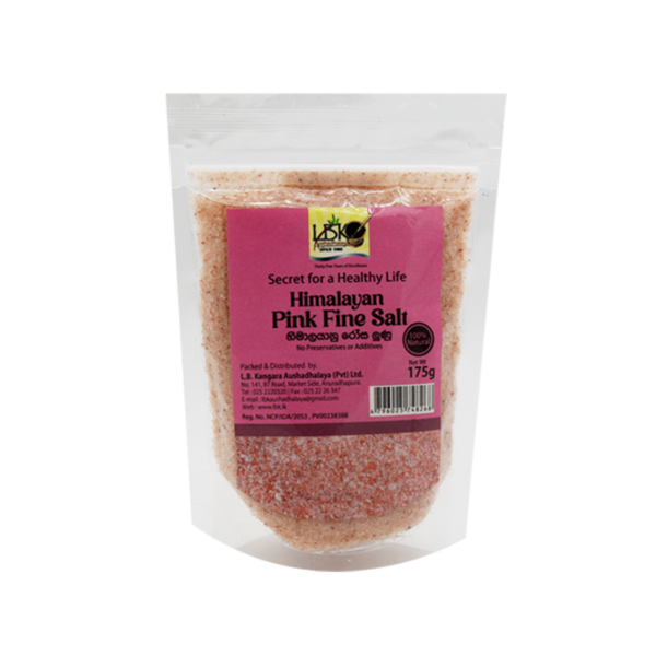 Himalayan Rose Salt 175g හිමාලයානු රෝස ලුණු