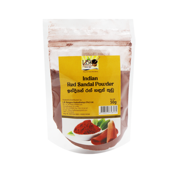 Indian Rath Hadun Powder 50g ඉන්දියන් රත් හදුන් පිටි